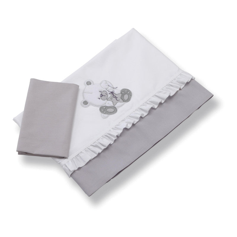 Bettwäsche Set Azzurra Design Dido Grey