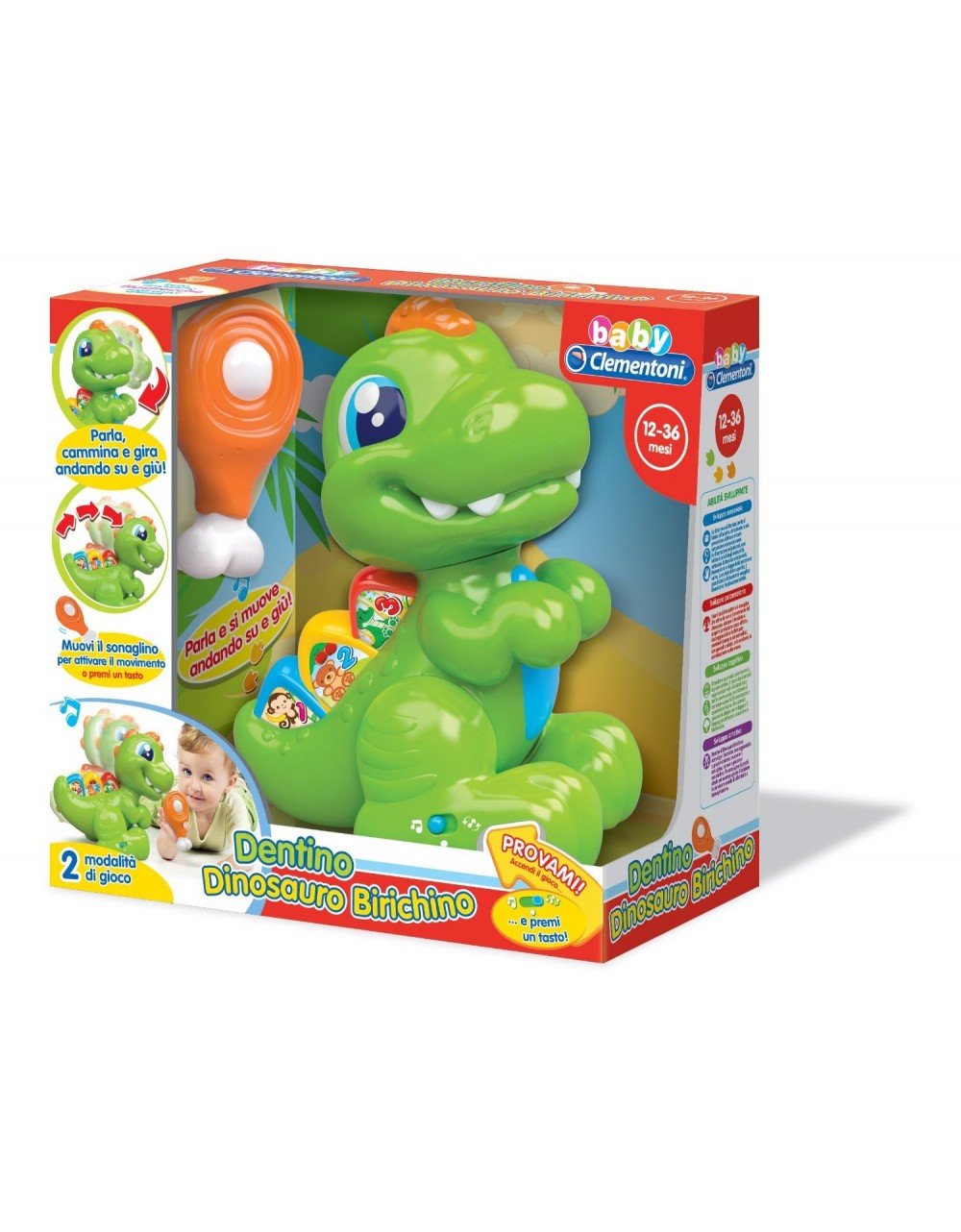 Clementoni Playful Dinosaur Teether
