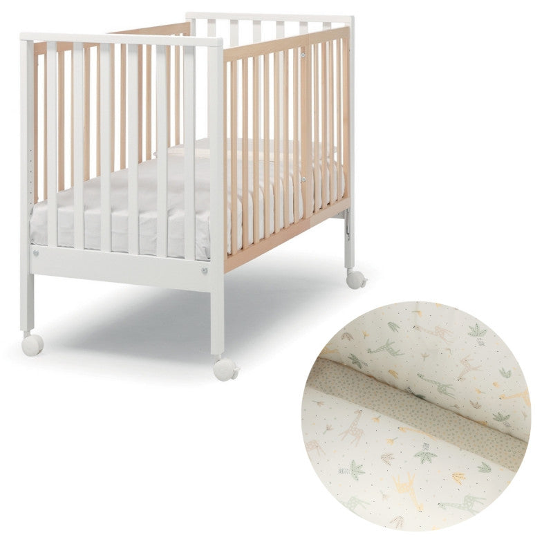 Cuna Completa Erbesi Evolution - Blanco Natural - Jirafa