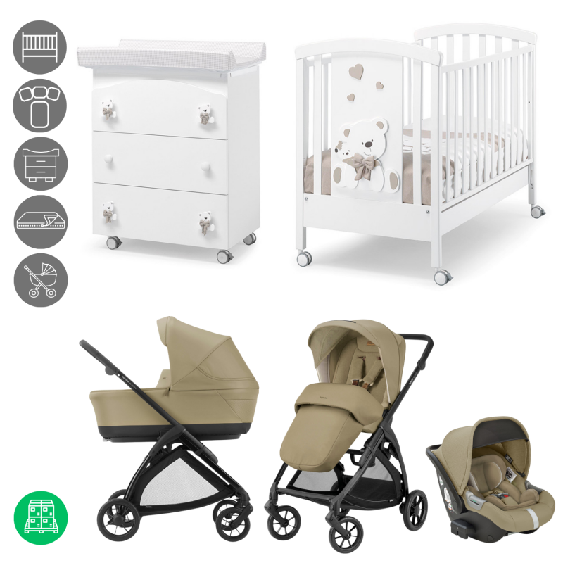 Kit de chambre Erbesi Tato et Trio Electa Inglesina