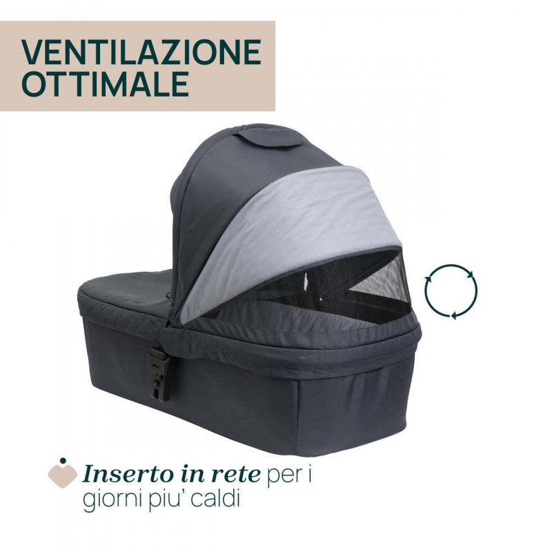 Kombikinderwagen Chicco Seety Etna Black