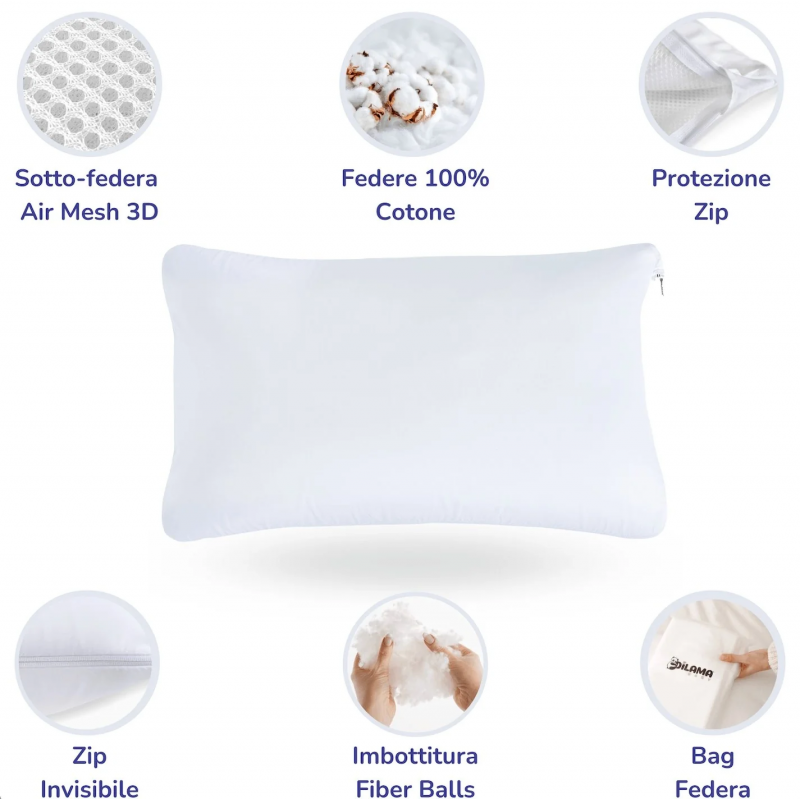 Almohada infantil con fundas antiasfixia. - 4