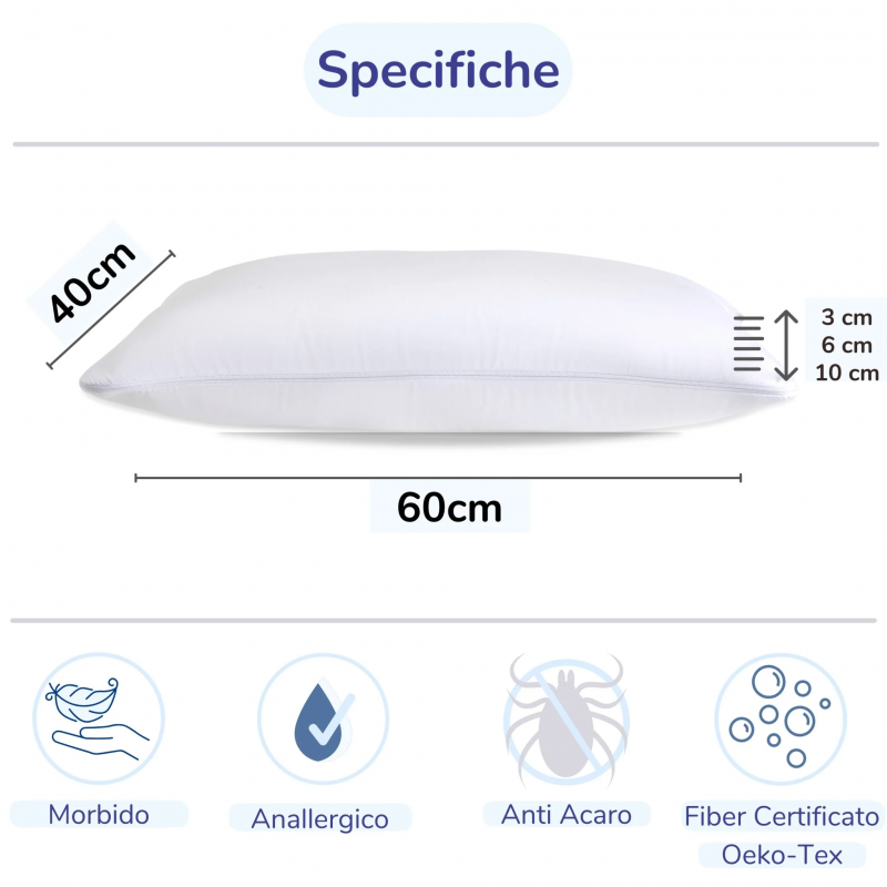 Almohada infantil con fundas antiasfixia. - 5