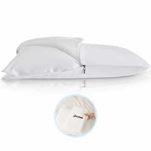 Almohada infantil con fundas antiasfixia.