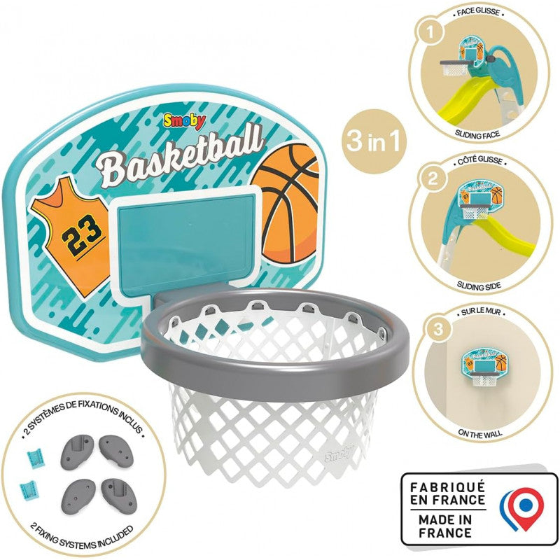 Canasta de Baloncesto para toboganes Smoby