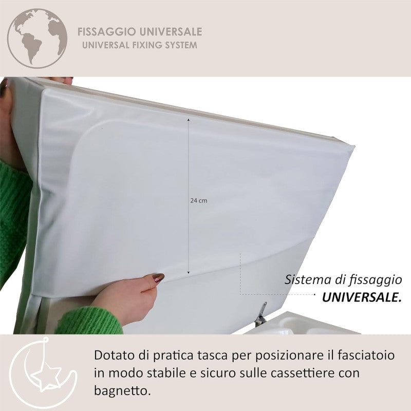 Italbaby Jolie Grey Changing Table Pad