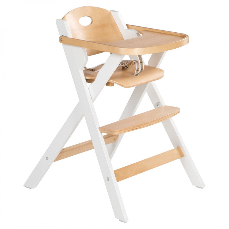 Seggiolone pieghevole Fold Up Smart - Bianco Naturale