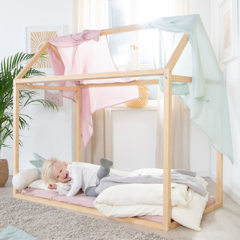 Cama Montessori - Casa de bambú - 2