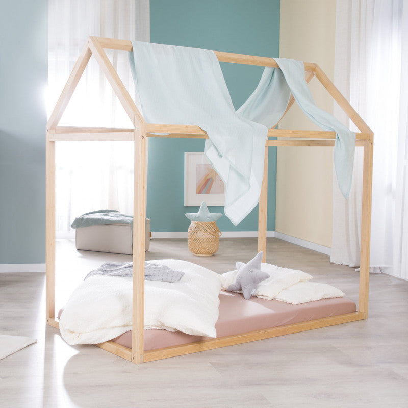 Cama Montessori - Casa de bambú - 4