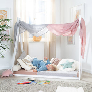 Cama Tipi Montessori Blanca - 4