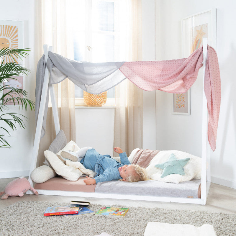 Cama Tipi Montessori Blanca - 4