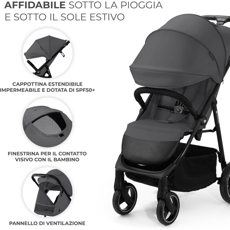 Kinderkraft Trig Granite Grey Stroller