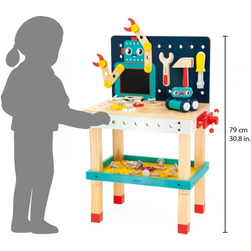 Große Brico Kids Roboter-Werkbank