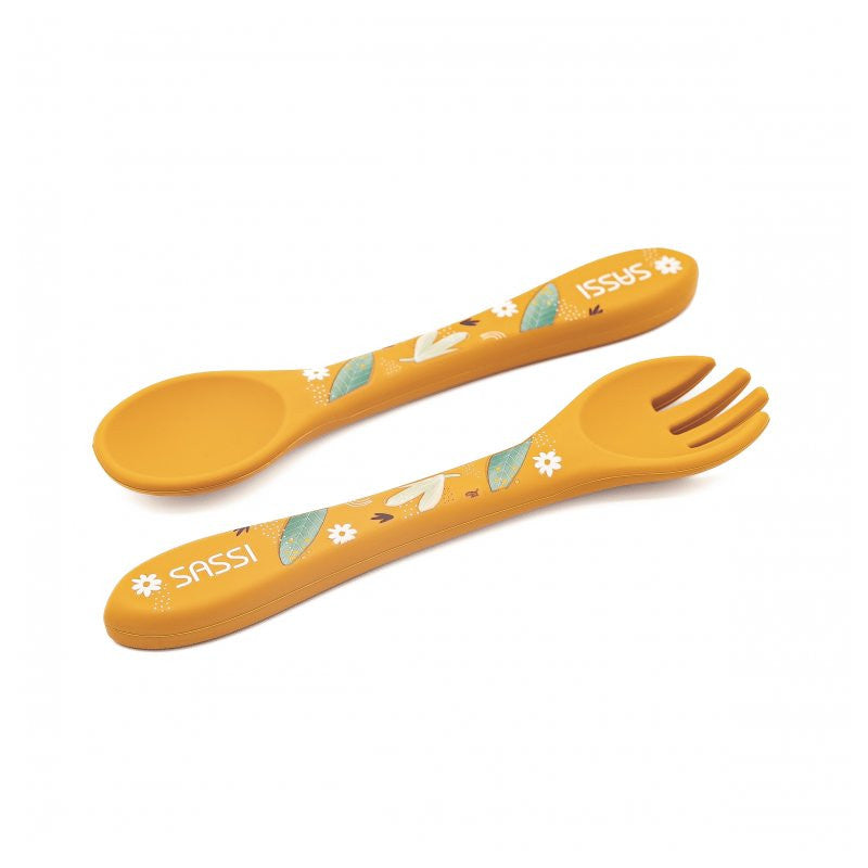 Posate in silicone Leone Chompy