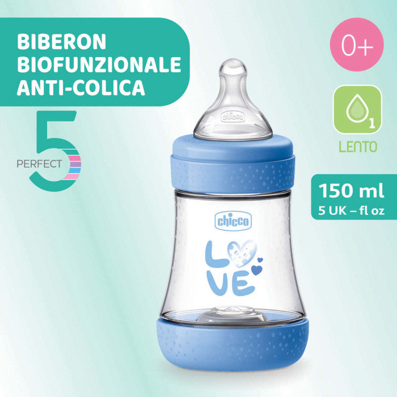 copy of Babyflasche Chicco Perfect 5 - 150 ml Blau