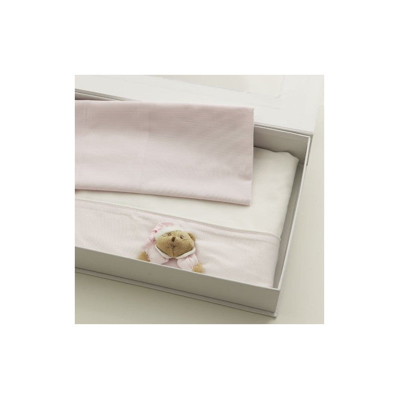 Nanan Bedding for Cot Puccio Star Pink