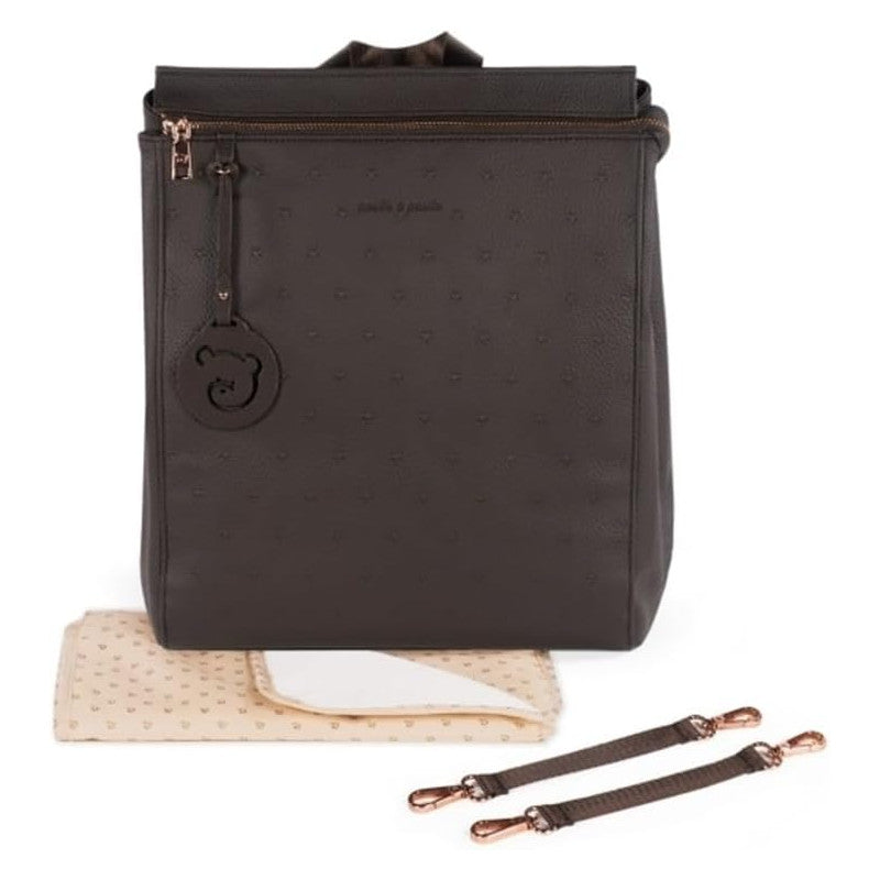 London Maternity Backpack Pasito a Pasito Coffee