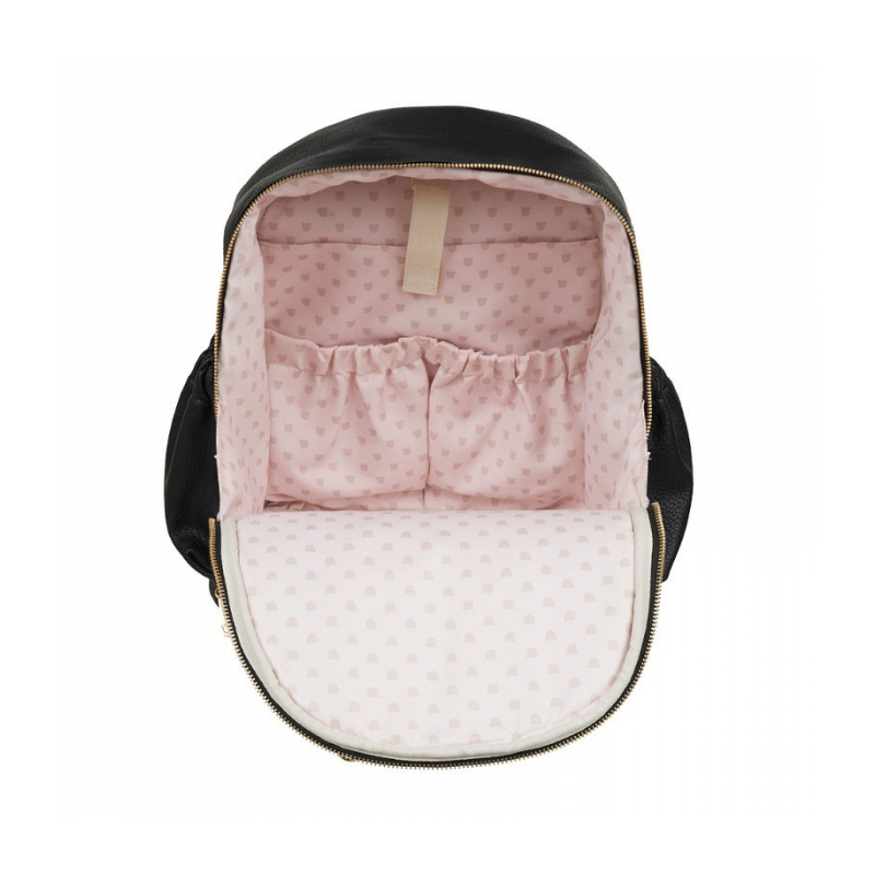 Mochila Cambiador Nanán Ecopiel Negro