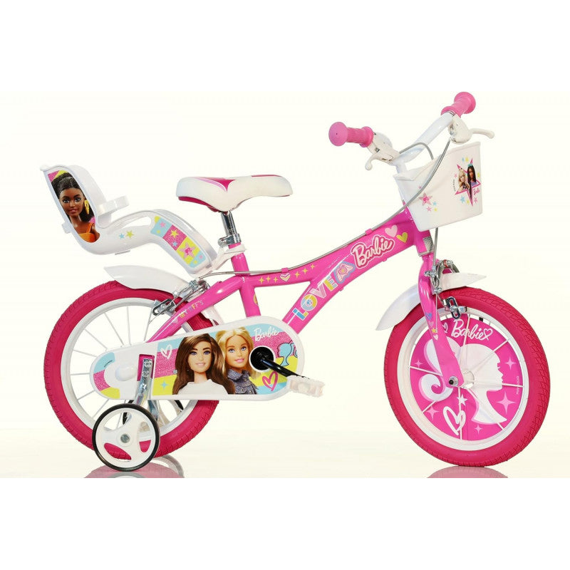 Bicicletta di Barbie - 16";Bicicletta di Barbie - Dimensioni 12", 14" e 16""