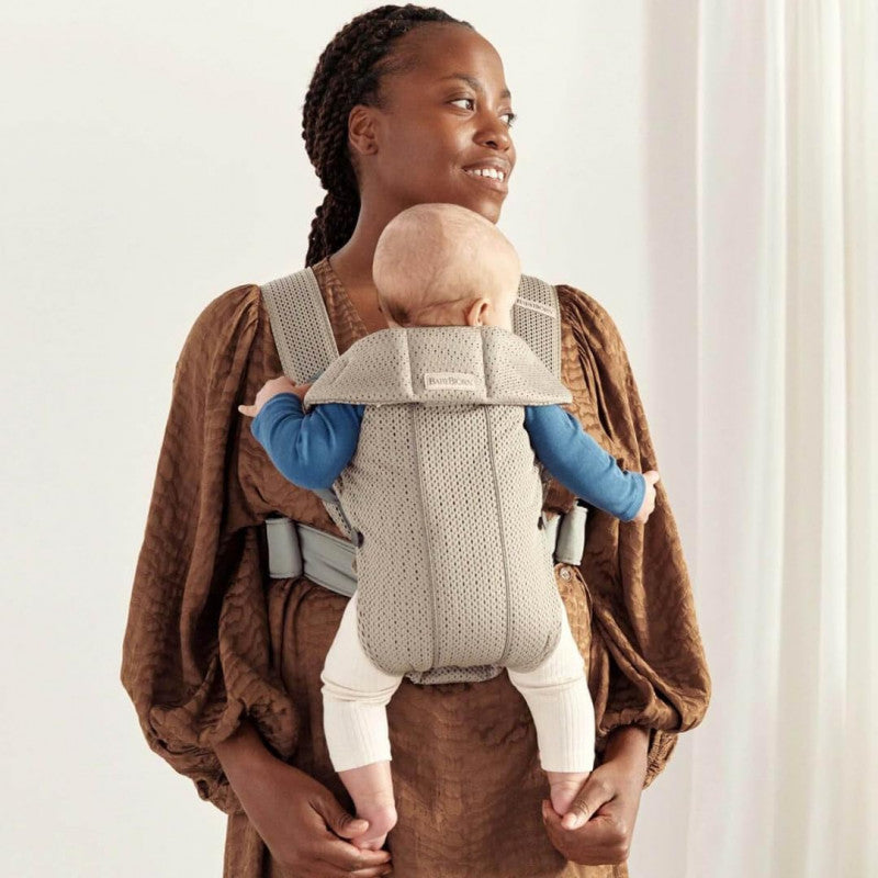 Babytragen und Rucksäcke BabyBjorn Mini Mesh 3D Grigio Beigie