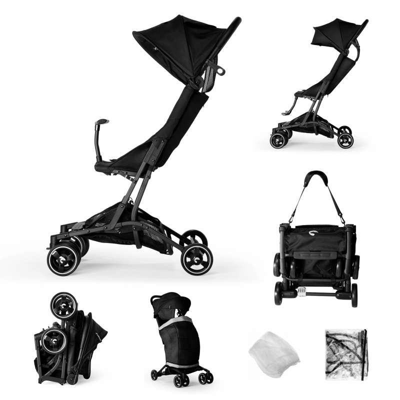 Reisebuggys Kidnort Snopetrel Black