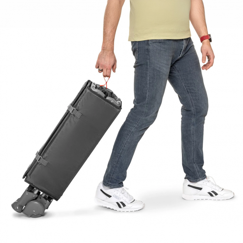 Cunas de viaje Kidnort Stugan Light Grey - 2