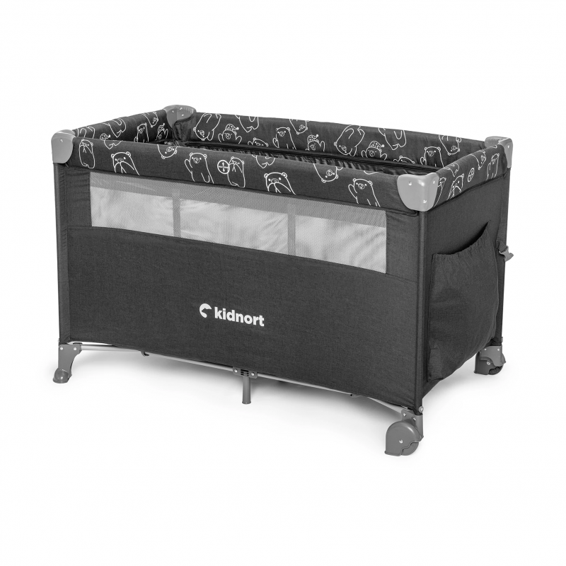 Cunas de viaje Kidnort Stugan Grey - 8