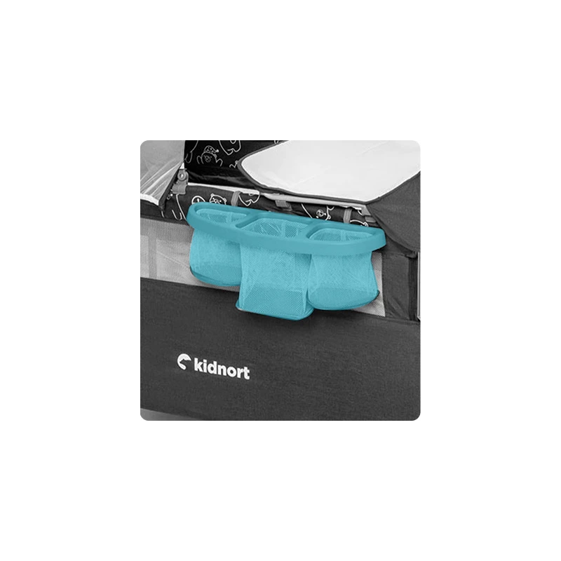 Cunas de viaje Kidnort Stugan Grey - 9