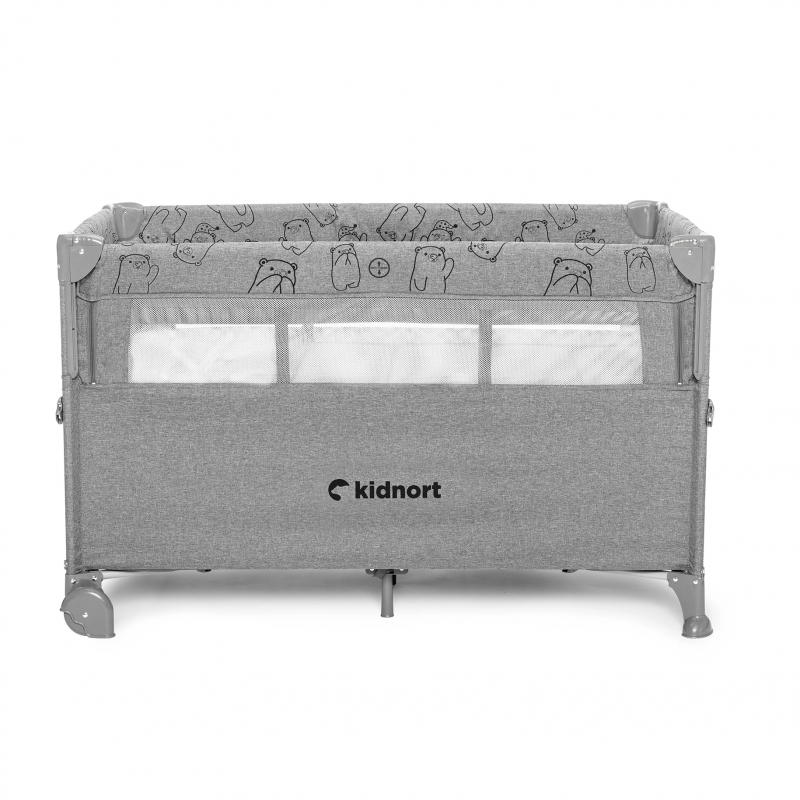 Cunas de viaje Kidnort Stugan Light Grey - 10