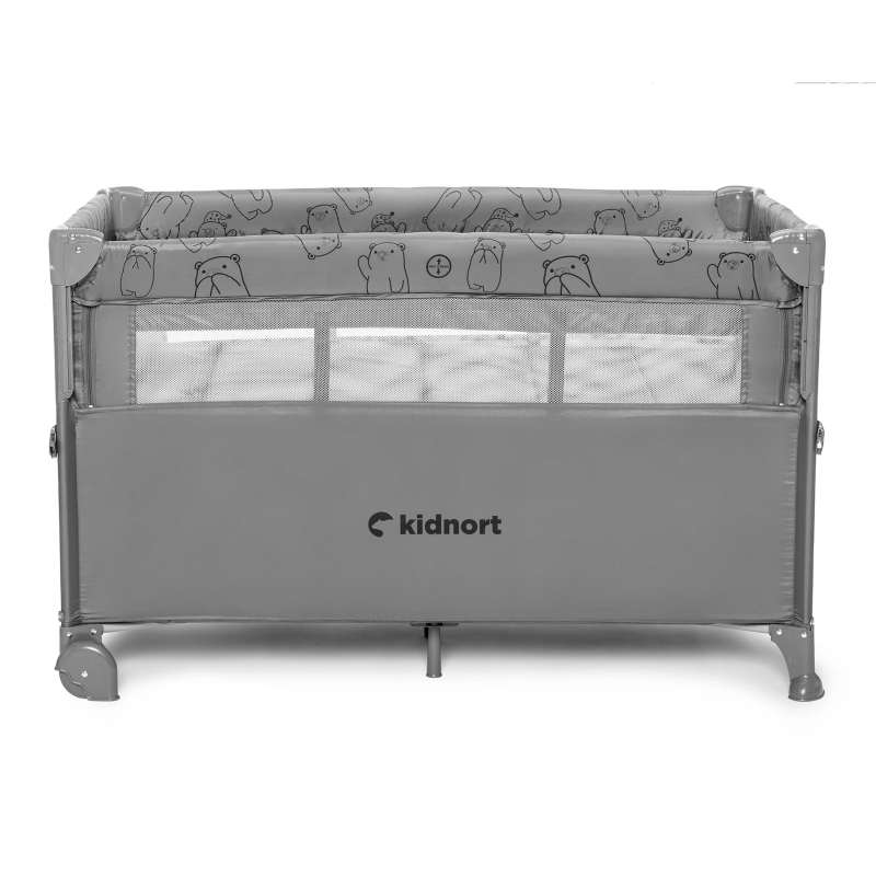 Cunas de viaje Kidnort Naste Light Grey - 5