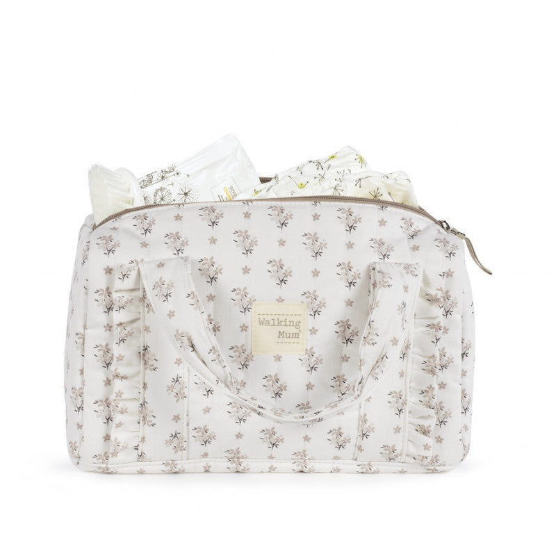 Mini Bolso Botón Flores Walking Mum