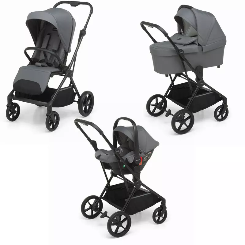Kombikinderwagen Foppapedretti Spritz I-size - Titanio