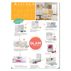 Cunas para Niños Azzurra Design Glam Lava - Glammy - 12
