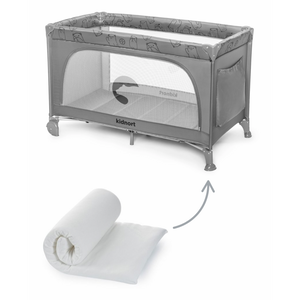 Lit de camp avec matelas enroulable