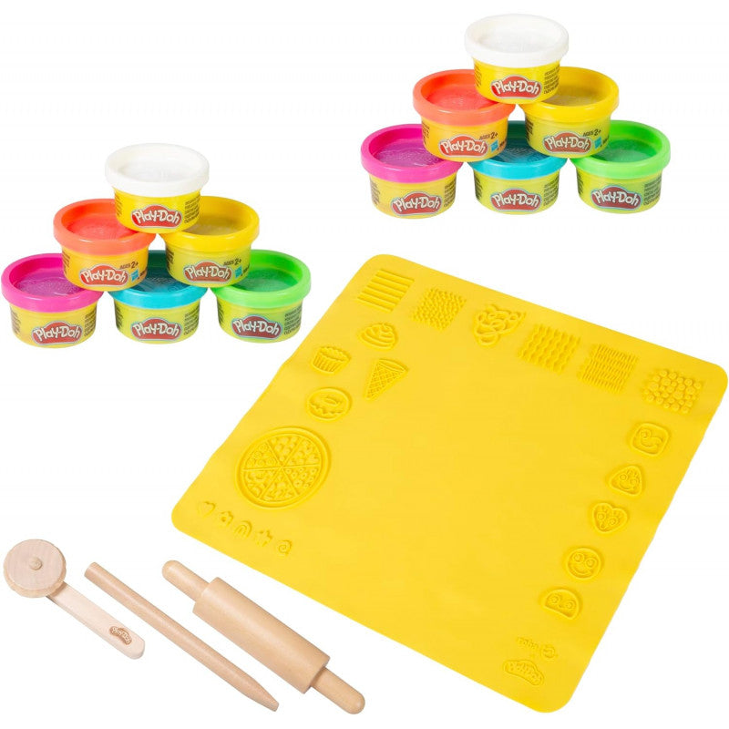 Set Play-Doh - Tapete creativo 3D con 12 botes