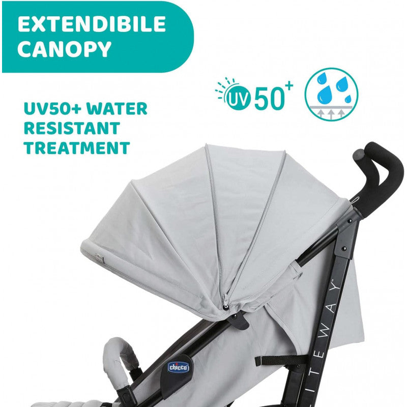 Chicco Liteway 4 Stroller Hood Grey – BabyChic