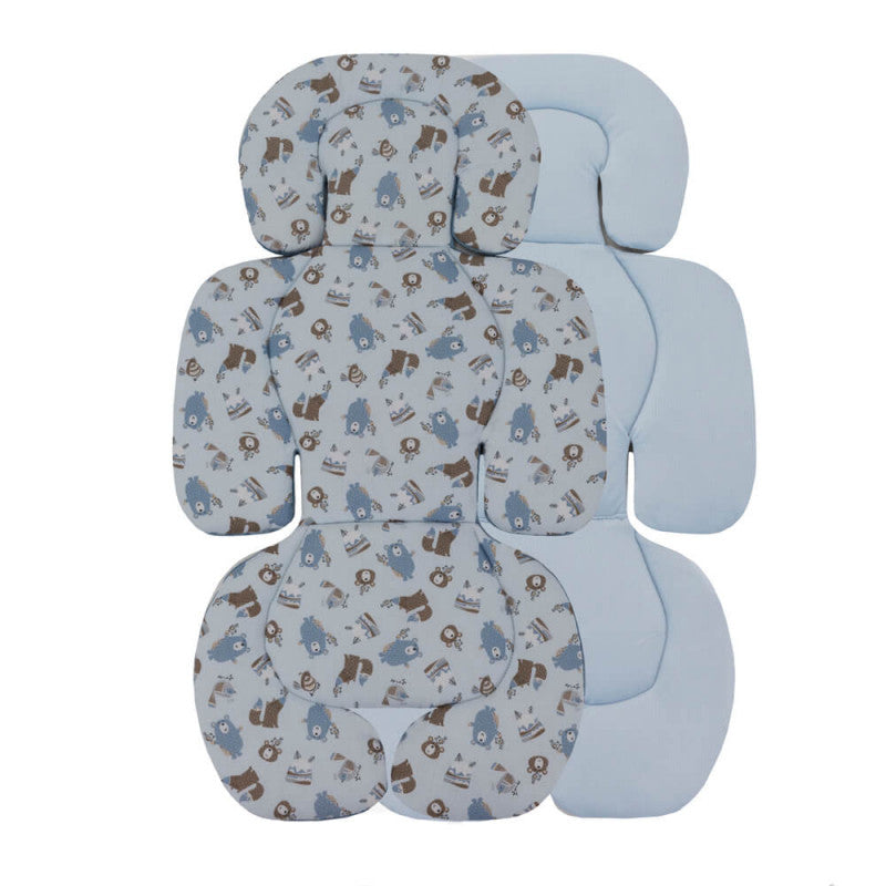 Colchoneta Universal para Silla de Paseo y Silla de Coche - Azul Celeste
