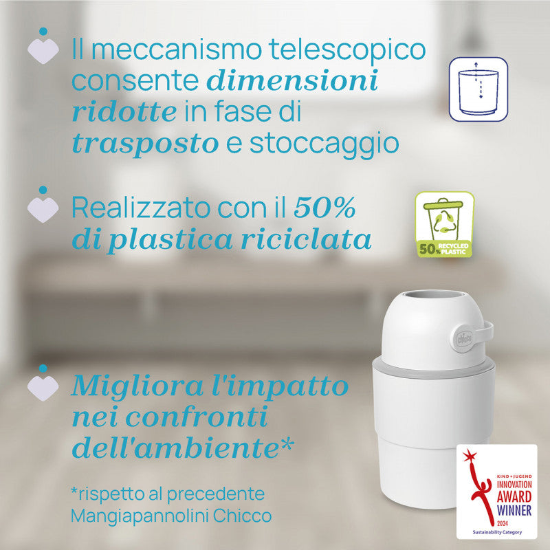 Odour OFF Mangiapannolini Telescopico Chicco