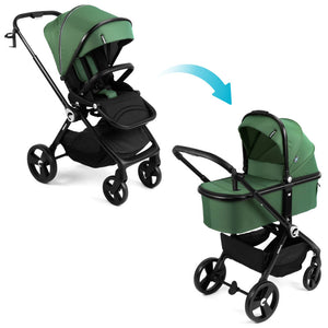 Lit bébé complet avec poussette 2 en 1 Isbjiorn Vert - 7