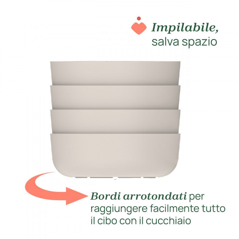 Ciotola con coperchio Grigio 6m+ Chicco