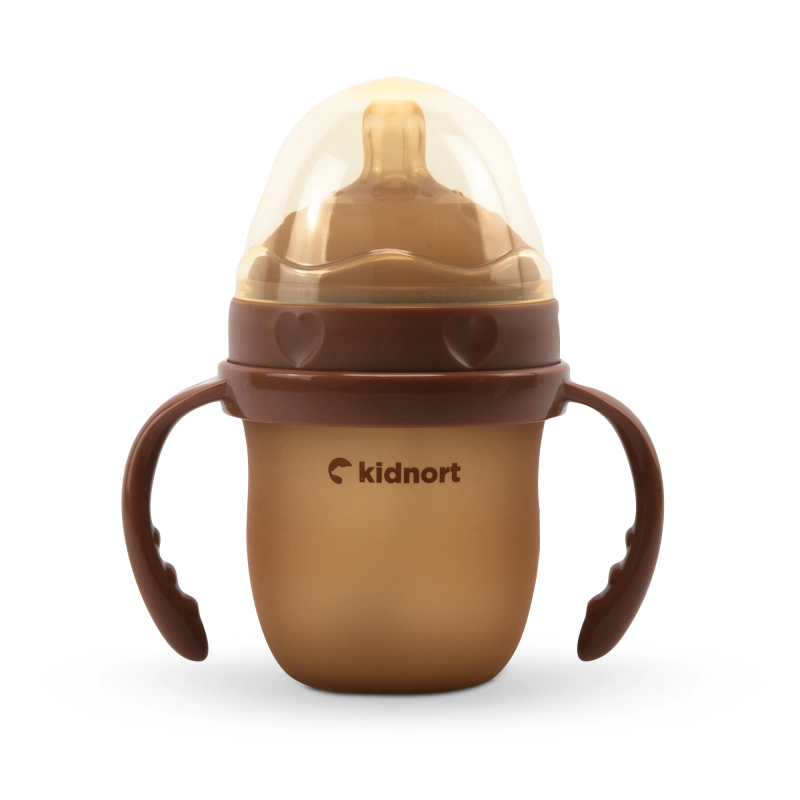 Biberon in silicone Medicale Medicale Eple 150 ml Brown