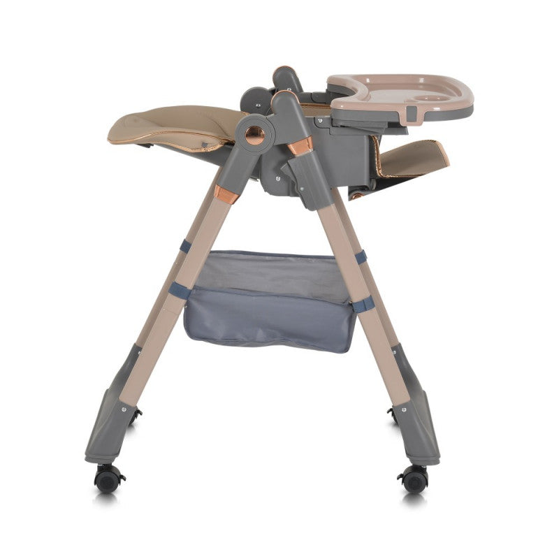 Seggiolone Pappa Lindo Con  Accessori Inclusi Beige
