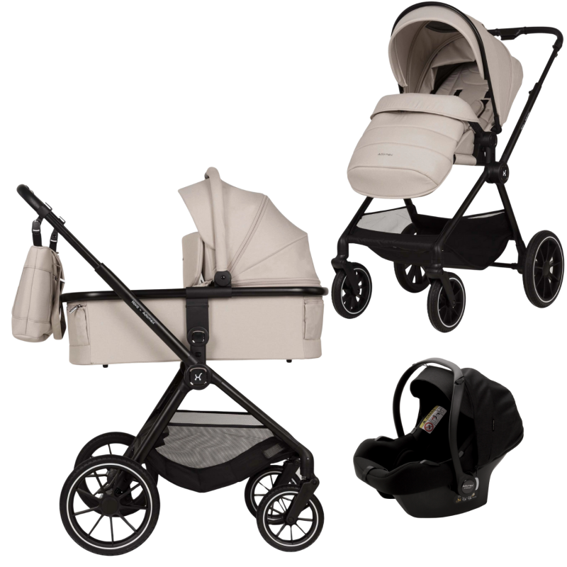 Kombikinderwagen Adamex Nova-Beige