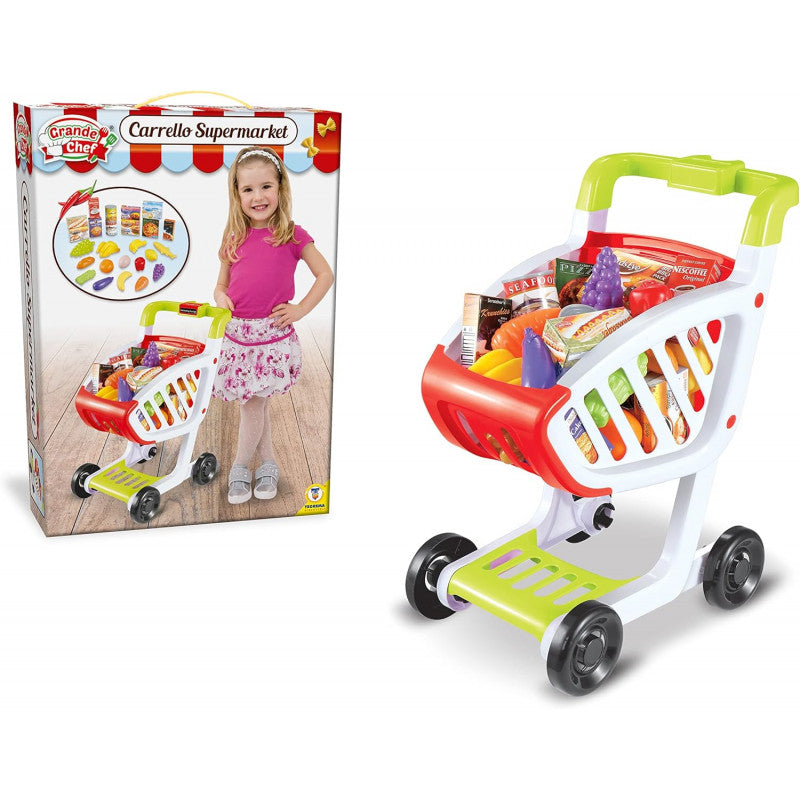 Carro de la compra con accesorios