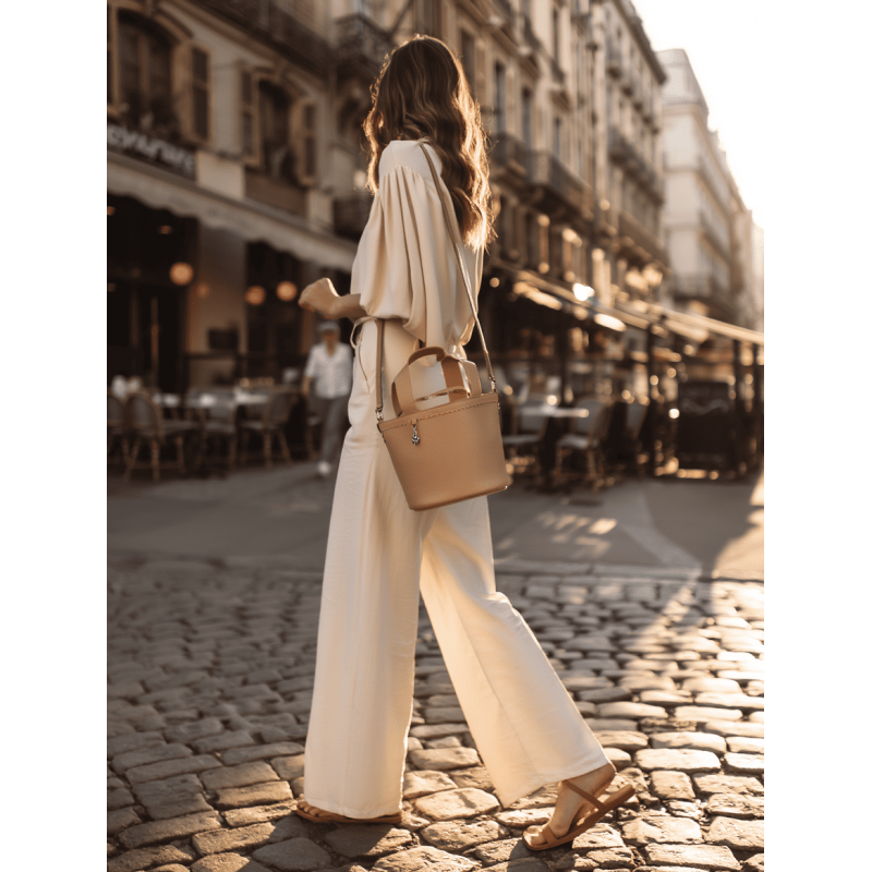 Bolso Bucket Icon Caramel