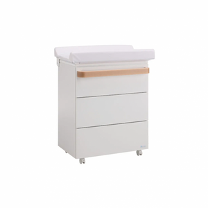 Cómodas Cambiador Azzurra Design Glam - Bianco Naturale