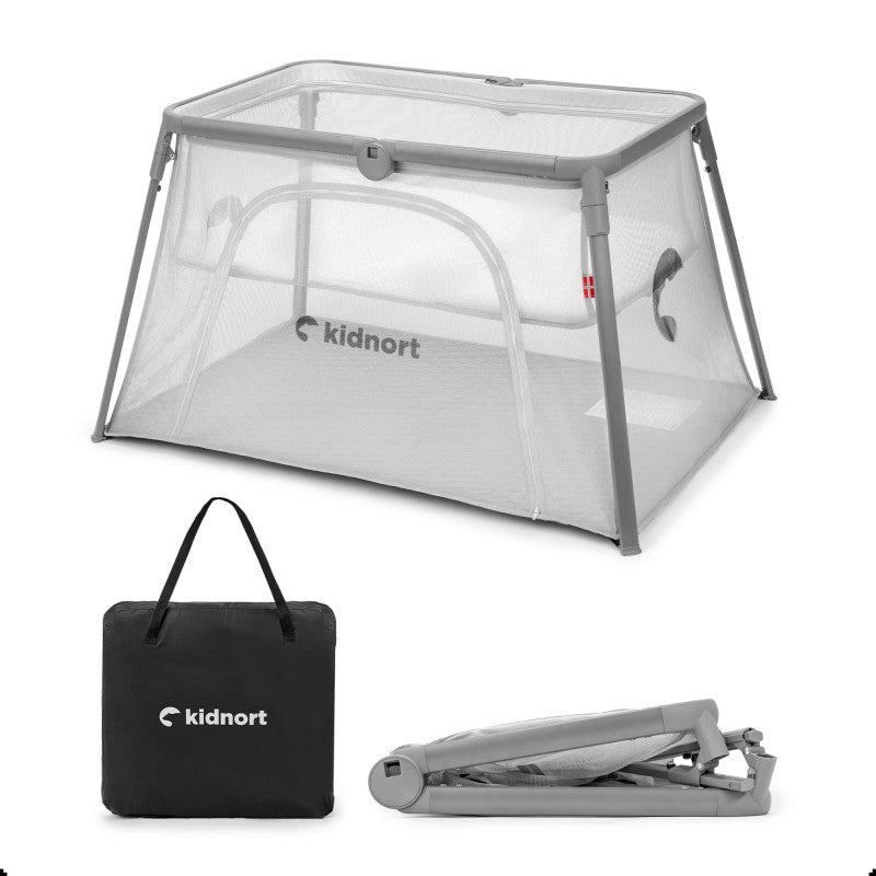Berceau Cododo Kidnort Bleke Unique 2-in-1 - Light Grey