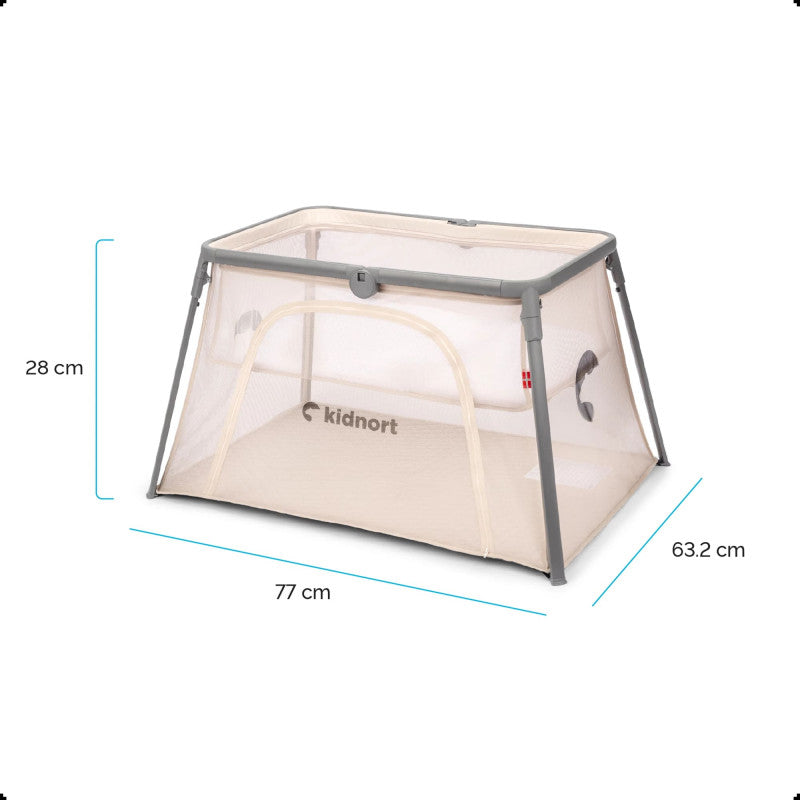 Berceau Cododo Kidnort Bleke Unique 2-in-1 - Light Grey - 5