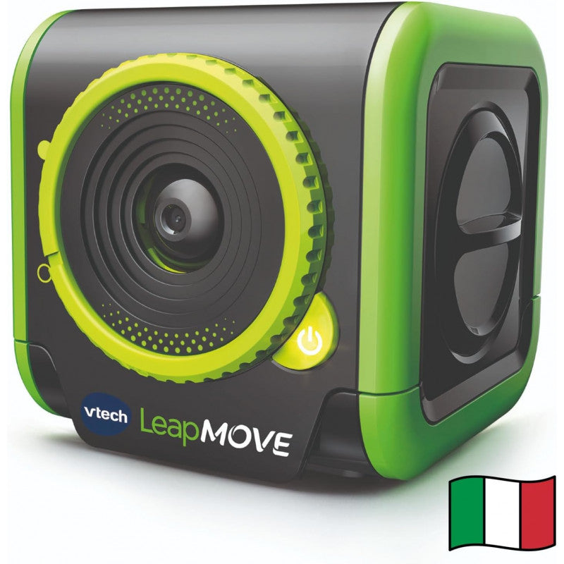 Consola de videojuegos LeapMOVE negra y verde