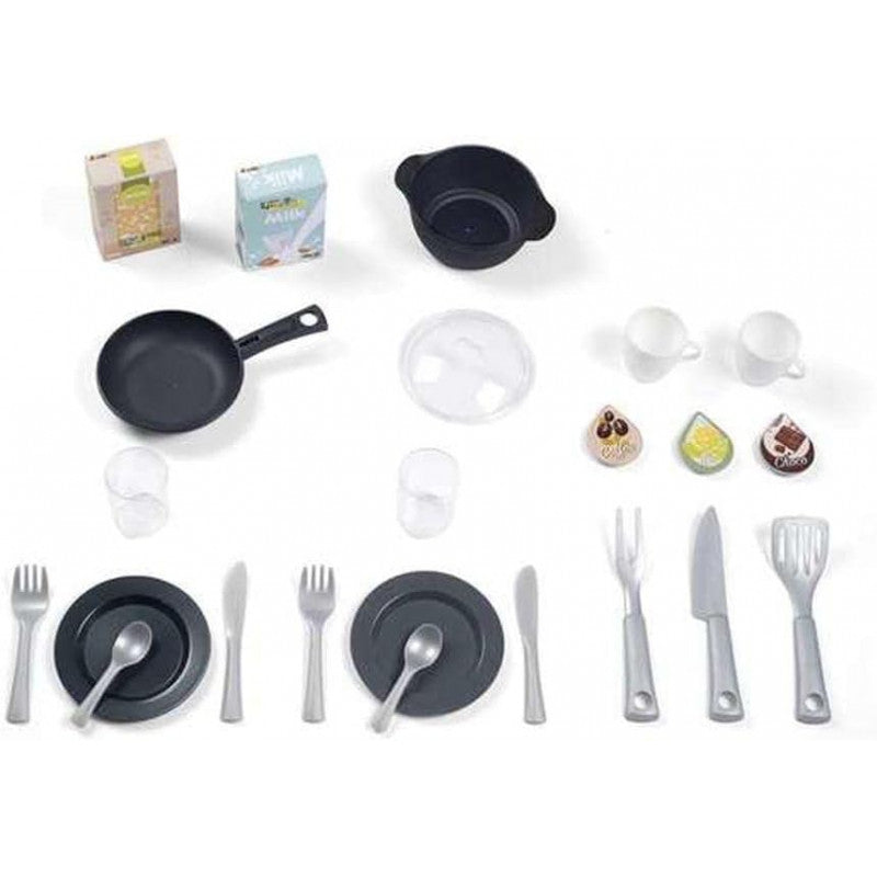 Smoby – Bon Appetit Küche komplett mit 23 Zubehörteilen